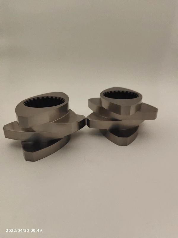 Δίδυμη βίδα Extruder Granulator Accessories Meshing Block Kneading Block Από 12 mm έως 300 mm
