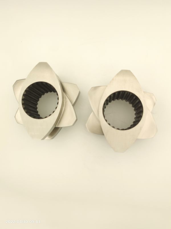 Δίδυμη βίδα EXTRUDER Elemenet Kneading Block Meshing Block Ανθεκτικός στη διάβρωση και την φθορά