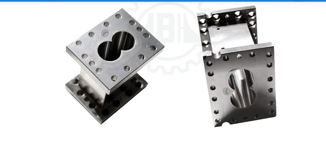 Υψηλής ακρίβειας διπλής βίδα βαρέλι Tungsten Carbide ανθεκτικό στην φθορά ανθεκτικό στη διάβρωση