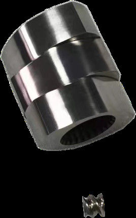 Ζώνη τήξης Τμήματα εκχυλίσματος με δίδυμη βίδα 30° 45° 60° 90° Γωνία βίδες 71mm OD