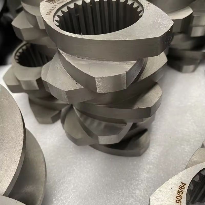 Μεγάλη ακρίβεια εξωθήθηκε βίδα και βαρέλι Το τμήμα του στοιχείου βίδας για μηχανή διπλής βίδας εξωτήρα