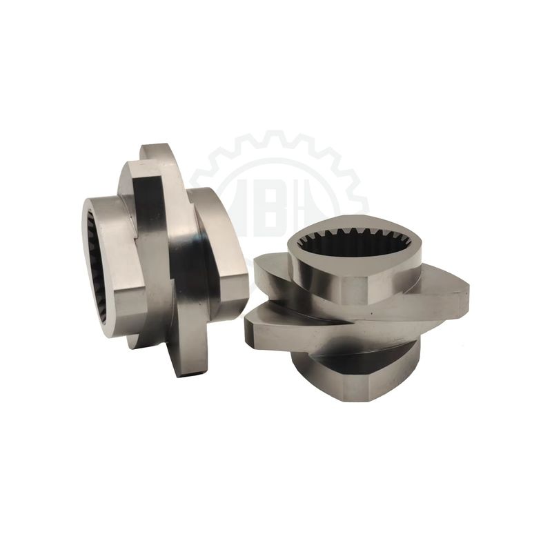 Ανθεκτική βίδα και βαρέλι για σωλήνες PVC ABS PE Twin Screw Extruder