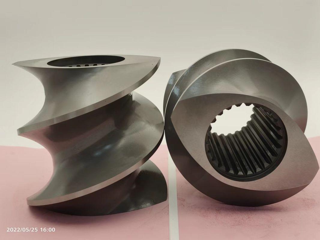 OD 50,5mm Χάλυβα χρώμα καμήλα Extruder βίδα στοιχεία για πλαστική μηχανή