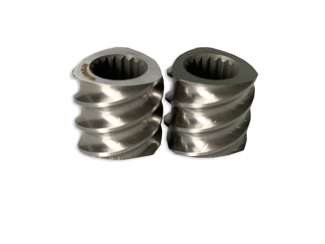 Πλαστική μηχανή 58mm Twin Screw Extruder Rectangle Spline Extruder Στροφικά στοιχεία με M 1