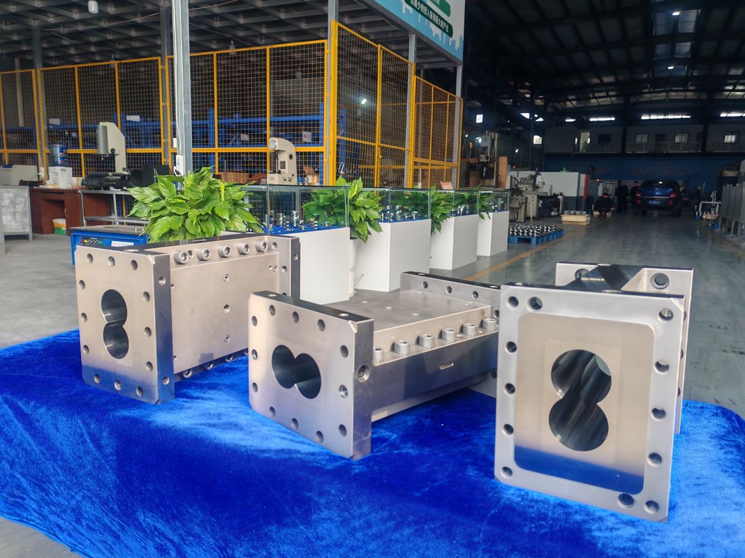 Προσαρμοσμένο CTE 75 Βαρέλια για Μηχανή Δίδυμου Κοχλία Εξώθησης σε Γραμμή Εξώθησης Πλαστικού