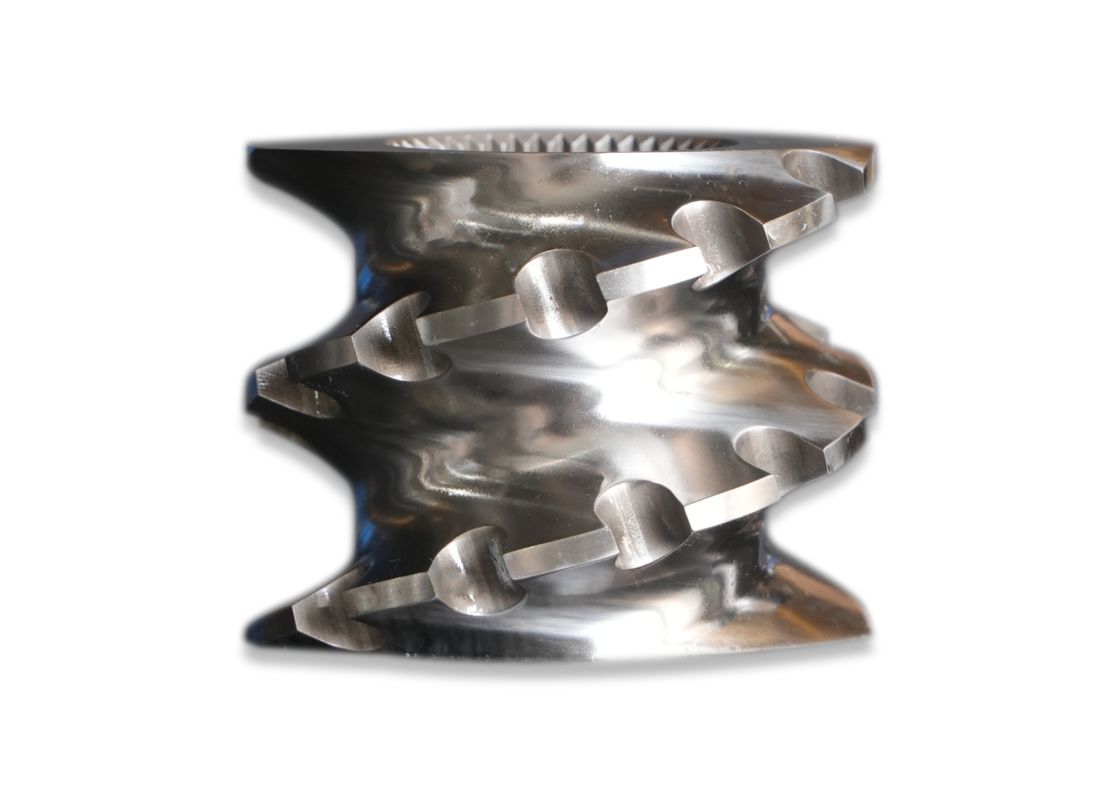 65/75/85/95/110/120/135/mm Προσαρμοσμένο Κεντρικό Διάμετρο Υλικού Στοιχείο Βίδας για Εξαρτήματα Μηχανής Εξωθητήρα