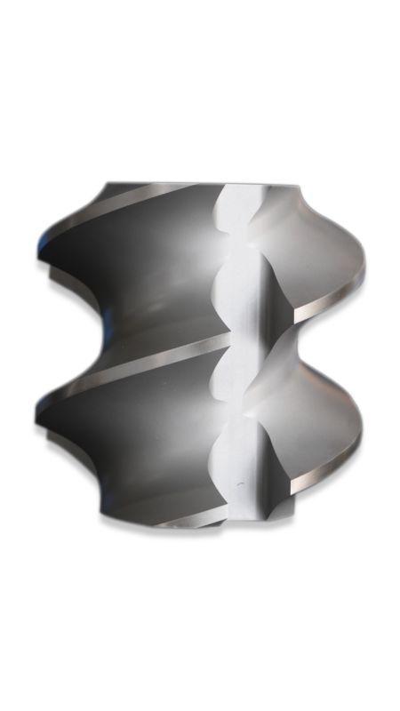 PP PE POM PVC PET Στροφικά στοιχεία για μηχανήματα πλαστικών πλαστικών με διπλή τροχιά