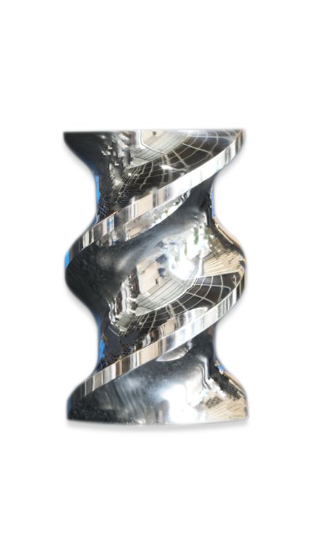 PP PE POM PVC PET Στροφικά στοιχεία για μηχανήματα πλαστικών πλαστικών με διπλή τροχιά