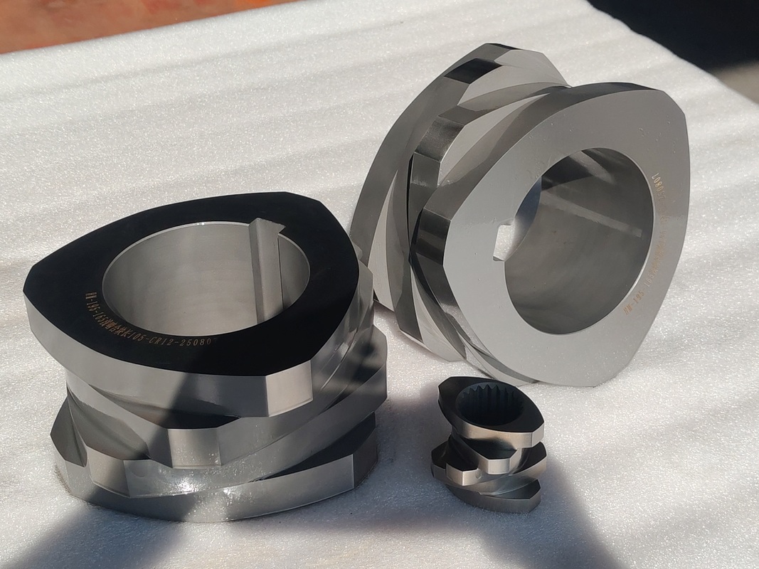 Στοιχεία κοχλία διπλού κοχλία SZK 250 με πιστοποίηση ISO 9001 και προσαρμοσμένες επιλογές