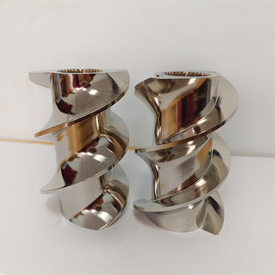 60mm 600rpm Twin Screw Extruder στοιχεία πλέξιμο μπλοκ Τροχιασμένο στοιχείο Τροχιασμένο μπλοκ