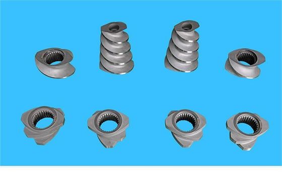 Δίδυμη βίδα Extruder Granulator Accessories Meshing Block Kneading Block Από 12 mm έως 300 mm