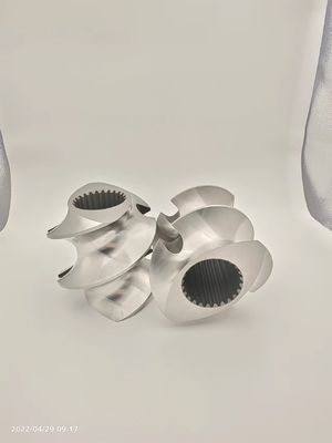Δίδυμη βίδα Extruder Granulator Accessories Meshing Covey Screw Element Από 12 mm έως 300 mm