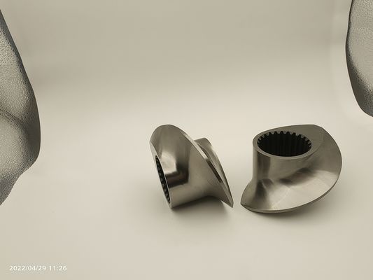 Δίδυμη βίδα Extruder Granulator Accessories Meshing Covey Screw Element Από 12 mm έως 300 mm