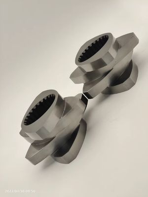 Τύφλα διπλής βίδας Elemenet Extruder Kneading Blocks Meshing Block Ανθεκτικό στην διάβρωση