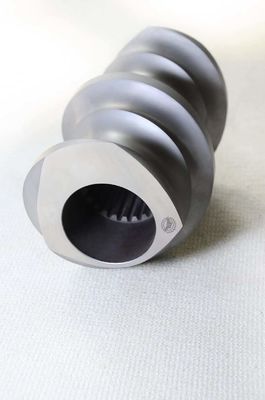 Δίδυμη βίδα Extruder Granulator Accessories Meshing Covey Screw Parts Από 12 mm έως 300 mm