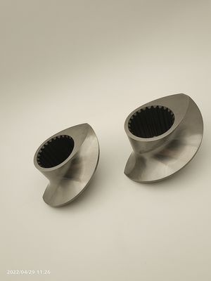 Προσαρμοσμένη τροφή Extruder Twin Screw Extruder Screw Elements για την παραγωγή ζωοτροφών για κατοικίδια