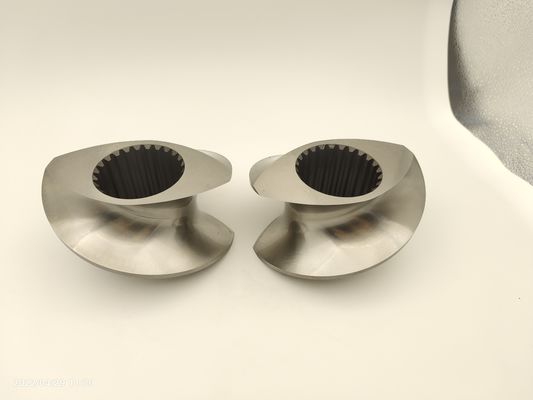 0.05mm Tolerances CTE95 Τμήματα βίδες για μηχανή διπλής βίδας στην εξατομικευμένη ύλη