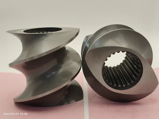 0.05mm Tolerances CTE95 Τμήματα βίδες για μηχανή διπλής βίδας στην εξατομικευμένη ύλη