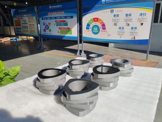 Στοιχεία κοχλία διπλού κοχλία SZK 250 με πιστοποίηση ISO 9001 και προσαρμοσμένες επιλογές