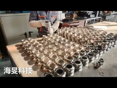 Μηχανή εκτόξευσης τροφίμων Στρογγυλοβάρελο Δίδυμο Στρογγυλοβάρελο Τμήματα εκτόξευσης από ανοξείδωτο χάλυβα SUS440C