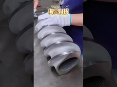 PP PE POM PVC PET Στροφικά στοιχεία για μηχανήματα πλαστικών πλαστικών με διπλή τροχιά